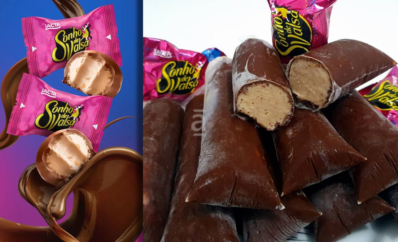Geladinho Gourmet de Sonho de Valsa – Cremoso, Refrescante e Super Fácil! 🍫✨